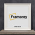 Swept Style Square Size White Picture Frame Wall Décor Photo Frame