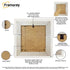 White Backside View Photo Print Frame Highlighting its Features