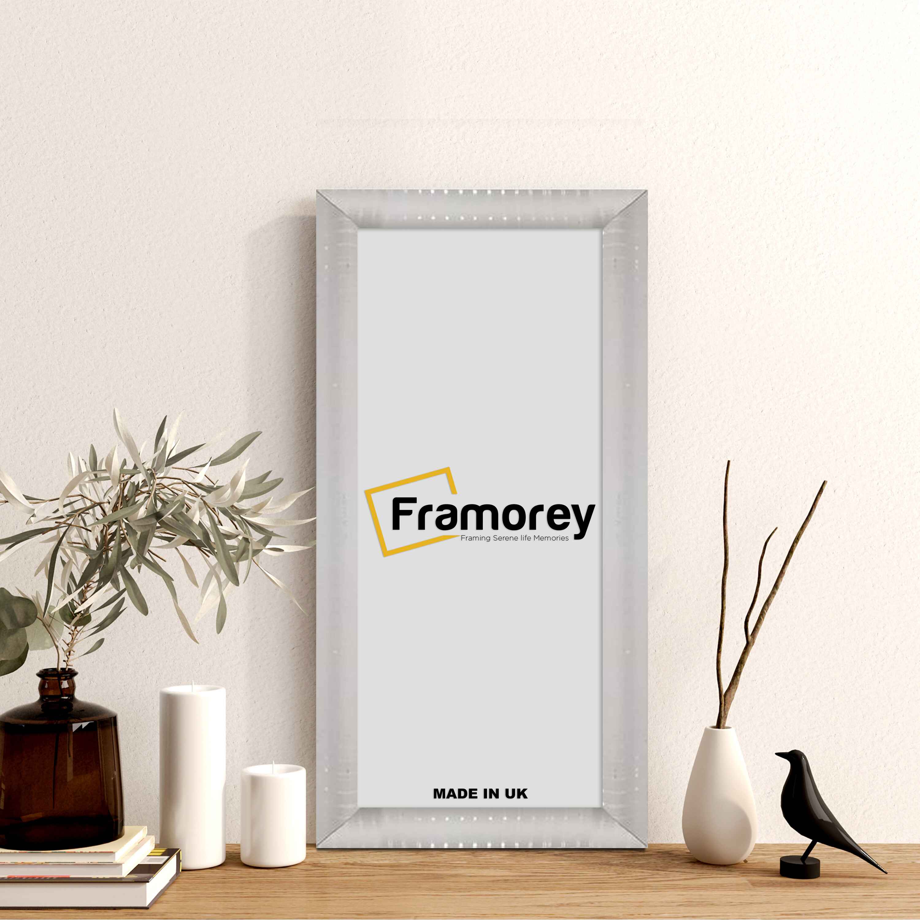 White Picture Frame Panorama Style Poster Frame