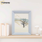 Limed White Photo Print Frame Handmade Wall Art Frame