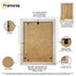 White Picture Photo Frames Handmade Wooden Effect Poster Frames With White Mount