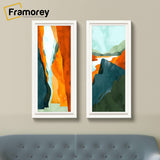Panorama Style White Oslo Photo Frame Panoramic Picture Frames