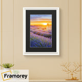 White Picture Frame Oslo Style Photo Frames With Black Mount