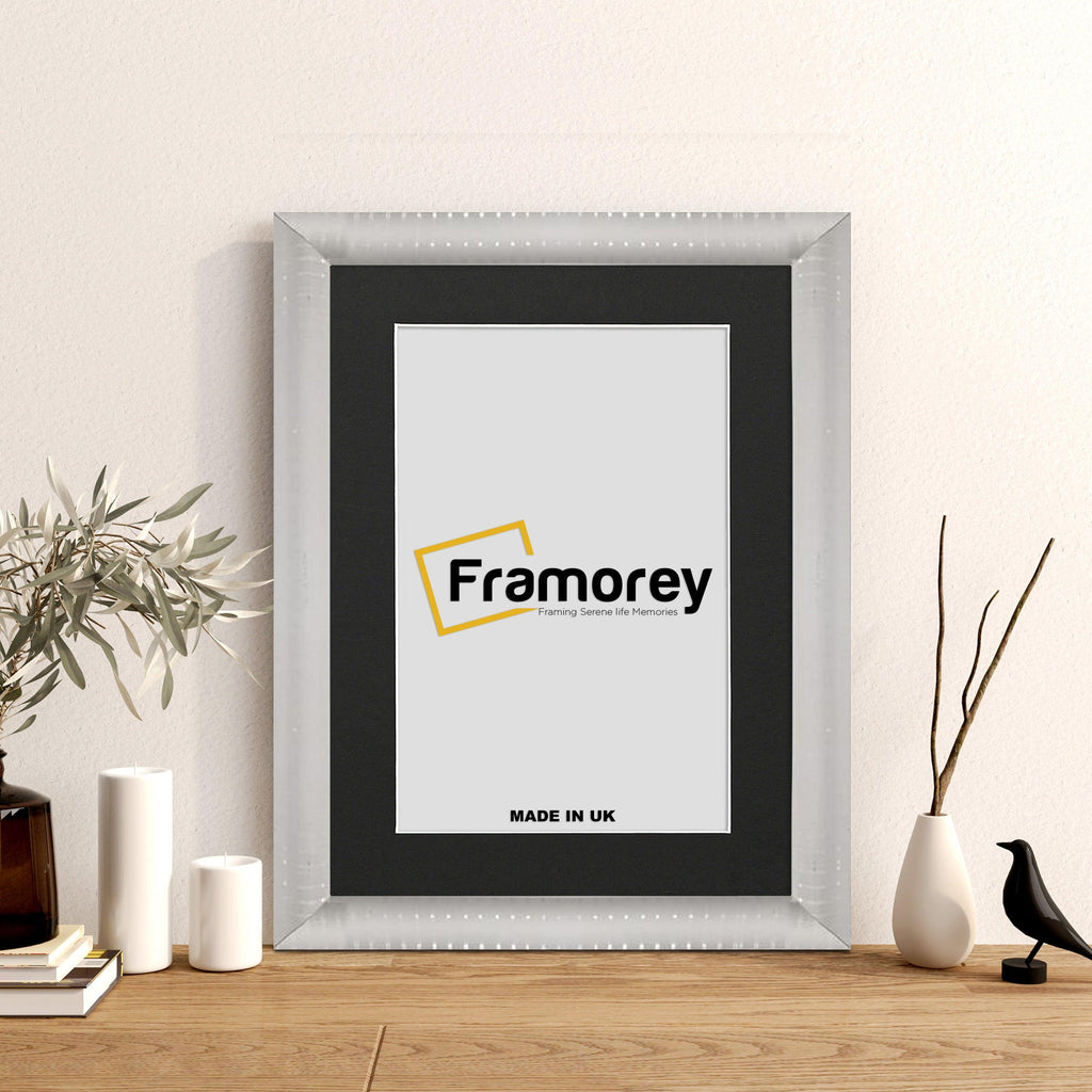 White Wall Photo Frame poster Frame With Black Mount