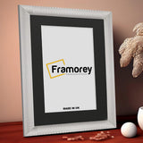 White Wall Photo Frame poster Frame With Black Mount