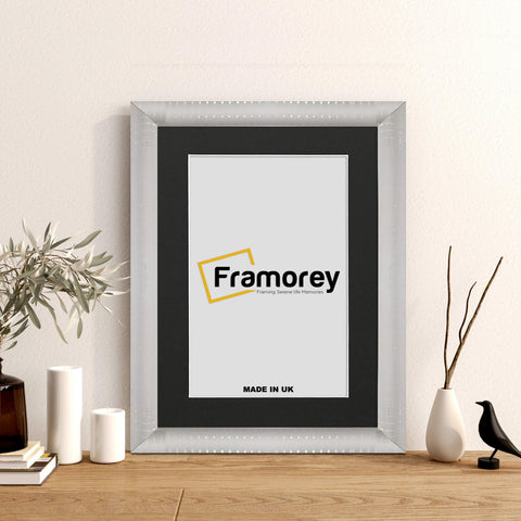 White Wall Photo Frame poster Frame With Black Mount