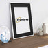 Thin Matt White Photo Frames With Black Mount