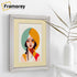 White Wall Photo Frame poster Frame With Ivory Mount