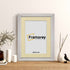 White Wall Photo Frame poster Frame With Ivory Mount