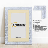 White Picture Frame Photo Frame Rockstar Wall Art Frame With Ivory Mount