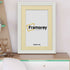 Step Style White Picture Frame Wall Art Poster Frame With Ivory Mount