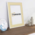 Thin Matt White Photo Frames With Ivory Mount