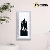Panoramic White Picture Frame Rockstar Wall Art Frame With White Mount