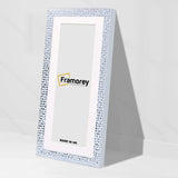 Panoramic White Picture Frame Rockstar Wall Art Frame With White Mount