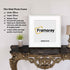 Square Size Thin Matt White Photo Frames With White Mount