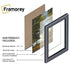 Black Thin Matt Picture Frame Poster Frames Natural Wood Frame