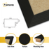 Square Size Thin Ash Black Picture Frame Wall Art Photo Frame