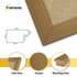 Panoramic Size Beech Picture Frames Wall Decor Frame