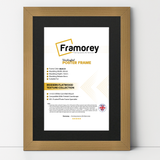 Beech Picture Frame With Black Mount