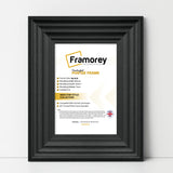 Black Wooden Picture Frames Big Step Style Photo Frames