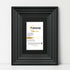 Black Wooden Picture Frames Big Step Style With Black Mount