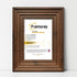 Walnut Wooden Picture Frames Big Step Style Photo Frames