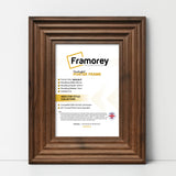 Walnut Wooden Picture Frames Big Step Style Photo Frames