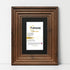 Walnut Wooden Picture Frames Big Step Style With Black Mount