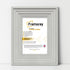 White Wooden Picture Frames Big Step Style Photo Frames