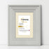 White Wooden Picture Frames Big Step Style With Ivory Mount
