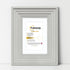 White Wooden Picture Photo Frame Big Step Style With White Mount