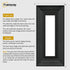 Panoramic Size Black Wooden Picture Frame Big Step With Black Mount
