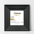 Square Size Black Wooden Picture Frames Big Step Style
