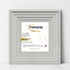 Square Size White Wooden Picture Frames Big Step Style Photo Frames