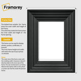 Black Wooden Picture Frames Big Step Style Photo Frames