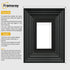 Black Wooden Picture Frames Big Step Style With Black Mount