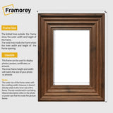 Walnut Wooden Picture Frames Big Step Style Photo Frames