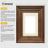 Walnut Wooden Picture Frames With Ivory Mount