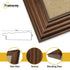 Panoramic Size Walnut Wooden Picture Frame Big Step Style Photo Frames