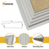 White Wooden Picture Frames Big Step Style Photo Frames