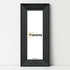 Panoramic Size Black Wooden Picture Frame Big Step Style Photo Frames