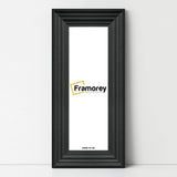 Panoramic Size Black Wooden Picture Frame Big Step Style Photo Frames