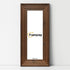 Panoramic Size Walnut Wooden Picture Frame Big Step Style Photo Frames