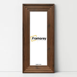 Panoramic Size Walnut Wooden Picture Frame Big Step Style Photo Frames