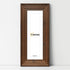 Panoramic Walnut Wooden Picture Frame Big Step Style, With White Mount