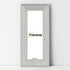 Panoramic White Wooden Picture Frame Big Step Style Photo Frames