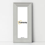 Panoramic White Wooden Picture Frame Big Step Style Photo Frames
