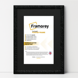 Black Glitter Sparkle photo frame With Black Mount modern picture frame for wall or desk display, stylish home décor frame ideal for prints, photos, and artwork
