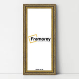 Panorama Style Gold Photo Frame Dahlia Style Wall Art Hanging Frame