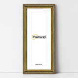 Panorama Gold Photo Frame Dahlia Wall Art Frame With White Mount